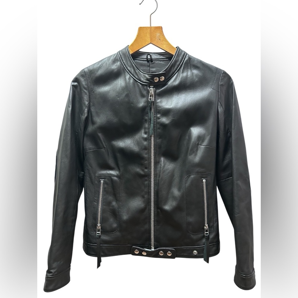 Roots Leather Moto Jacket Women’s | Canada |Size Small (Tagged 8) | Indie Sleeze